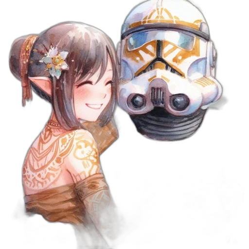 mask, robot, weapon, face transparent PNG cut-out