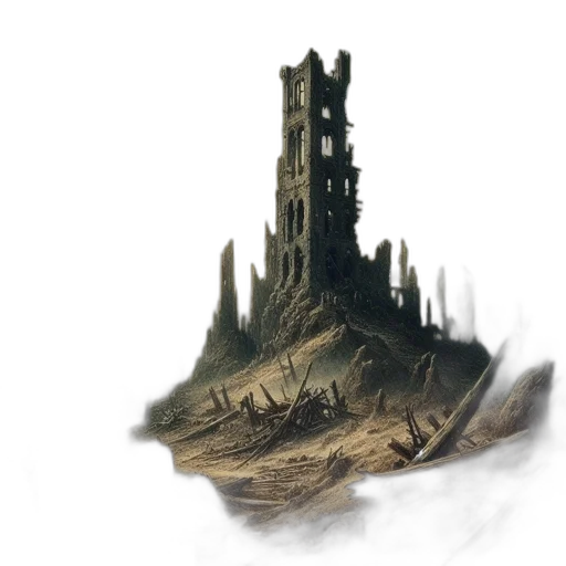 crown, dragon, building, creature transparent PNG cut-out