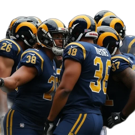 rams, players, pile, together transparent PNG cut-out