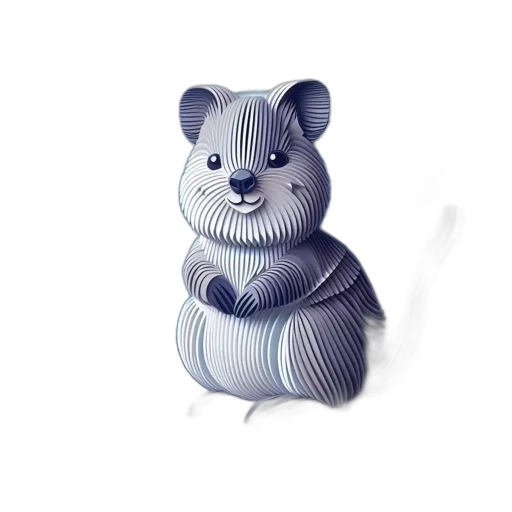 animal, creature, 3d render, concept art transparent PNG cut-out
