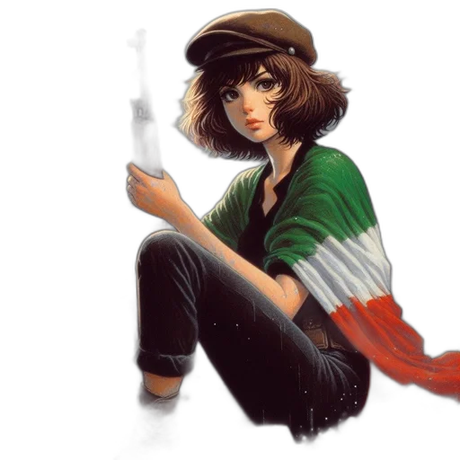 hat, fantasy art, concept art, comic book art transparent PNG cut-out