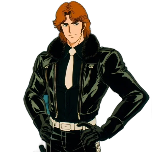jacket, weapon, cartoon, concept art transparent PNG cut-out