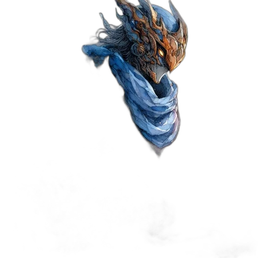 dragon, mask, creature, crown transparent PNG cut-out