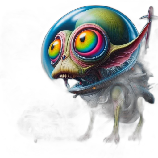 creature, mask, robot, staff transparent PNG cut-out