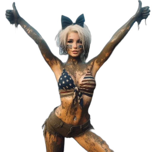 animal, concept art, photorealistic, woman transparent PNG cut-out