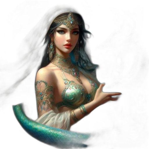 jewelry, dress, fantasy art, concept art transparent PNG cut-out