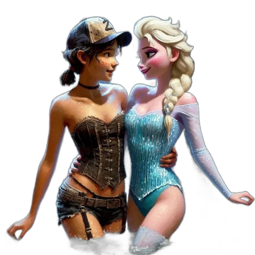 fantasy art, concept art, 3d render, cartoon transparent PNG cut-out