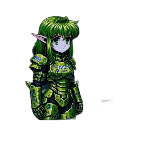 dragon, staff, robot, pixel art transparent PNG cut-out