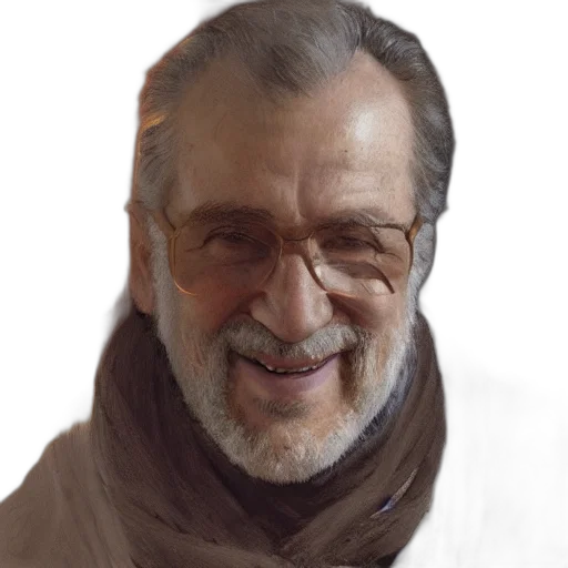 face, jacket, staff, animal transparent PNG cut-out