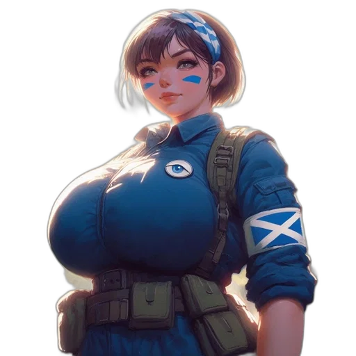 dress, jacket, weapon, robot transparent PNG cut-out