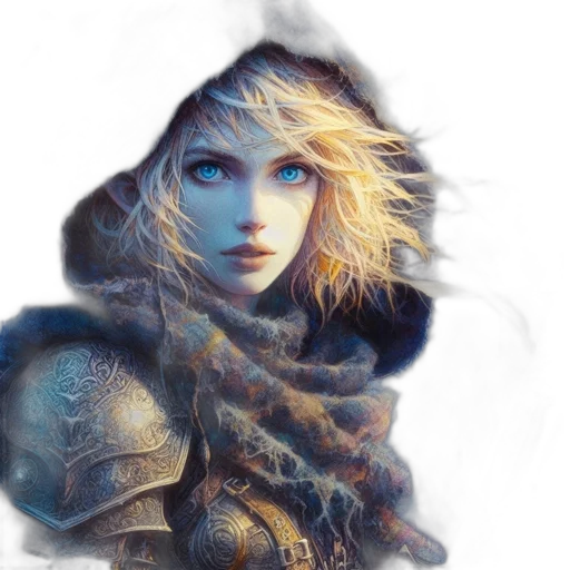 face, jacket, dragon, fantasy art transparent PNG cut-out