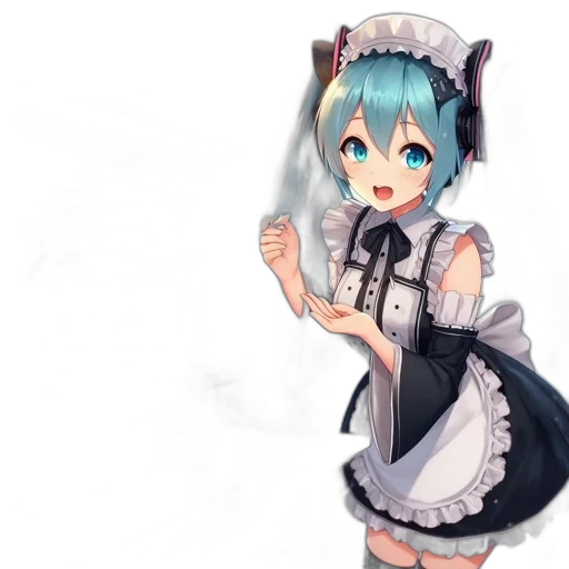 dress, robot, staff, weapon transparent PNG cut-out