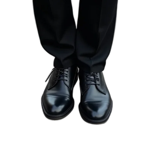 shoes, staff, jacket, 3d render transparent PNG cut-out