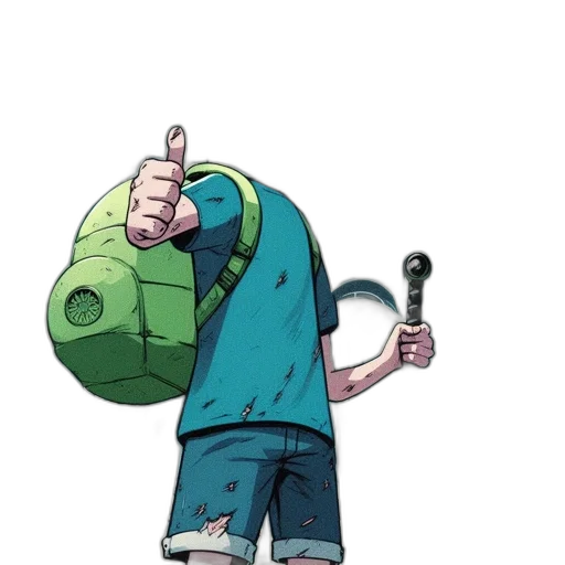 staff, weapon, mask, jacket transparent PNG cut-out