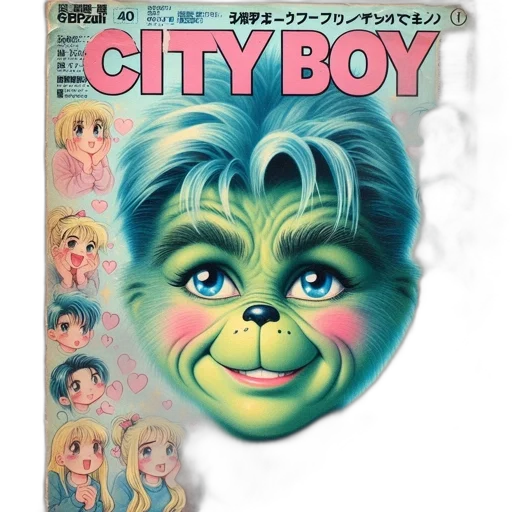 mask, face, creature, comic book art transparent PNG cut-out