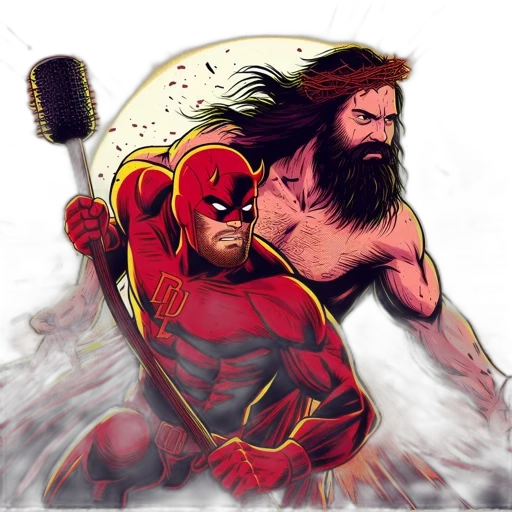comic book art, concept art, fantasy art, fire transparent PNG cut-out