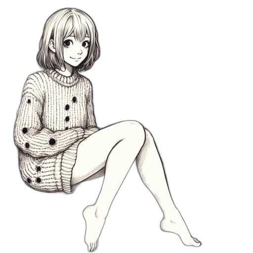 dress, jacket, robot, creature transparent PNG cut-out
