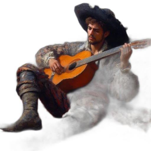 photorealistic, fantasy art, concept art, oil painting transparent PNG cut-out