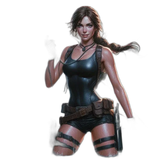 concept art, fantasy art, comic book art, photorealistic transparent PNG cut-out