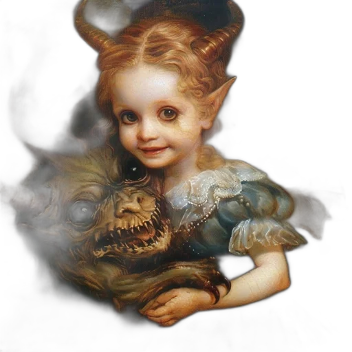 creature, dragon, mask, face transparent PNG cut-out