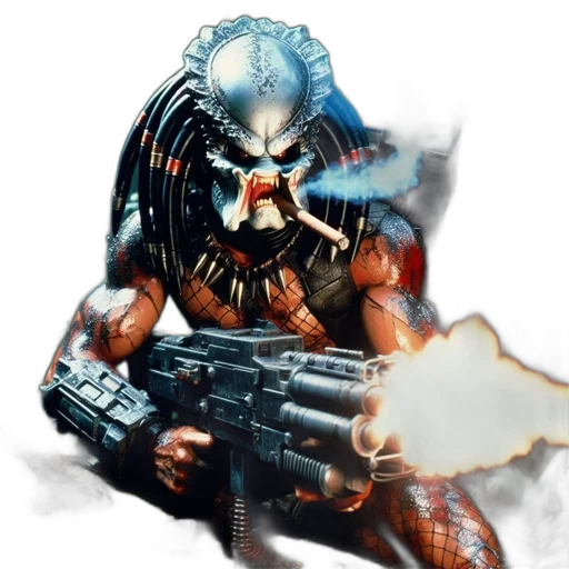 weapon, robot, mask, concept art transparent PNG cut-out
