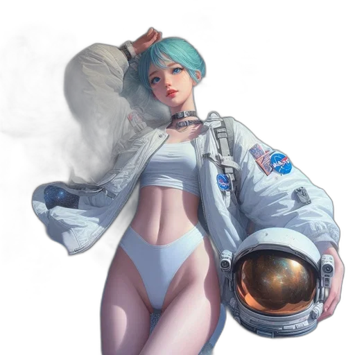 jacket, robot, dress, concept art transparent PNG cut-out