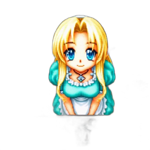 jewelry, dress, crown, pixel art transparent PNG cut-out