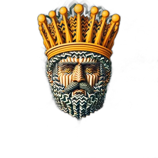 crown, jewelry, staff, mask transparent PNG cut-out