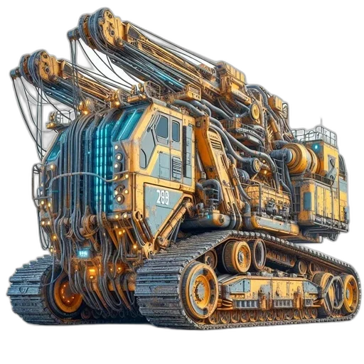 robot, weapon, car, jewelry transparent PNG cut-out