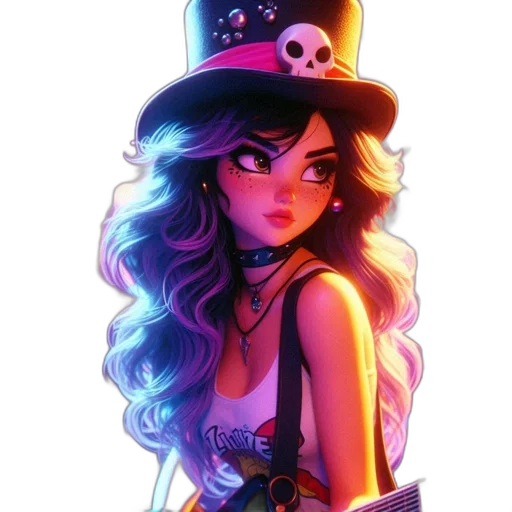 hat, crown, dress, staff transparent PNG cut-out