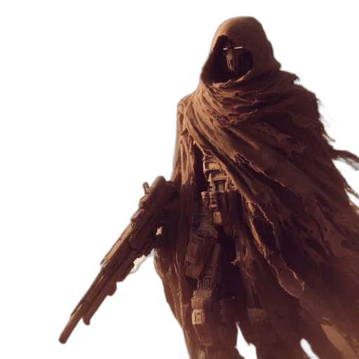 weapon, staff, creature, mask transparent PNG cut-out