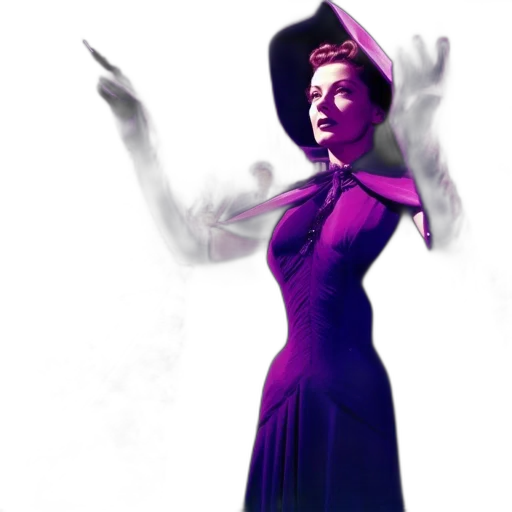 dress, hat, staff, concept art transparent PNG cut-out