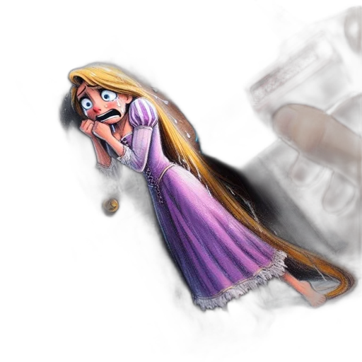 dress, jewelry, mask, hair transparent PNG cut-out