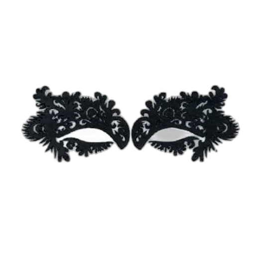 mask, crown, jewelry, monochrome transparent PNG cut-out