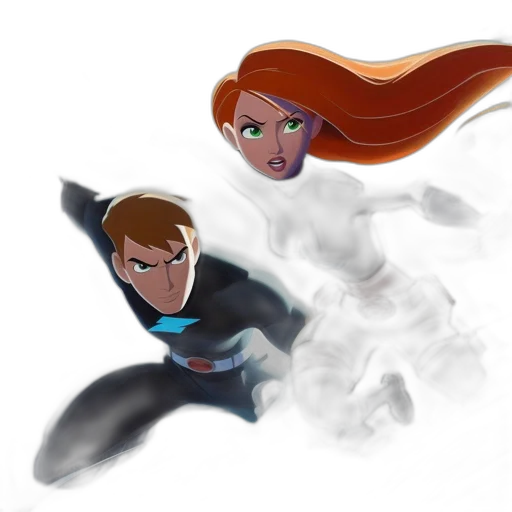 concept art, comic book art, 3d render, cartoon transparent PNG cut-out