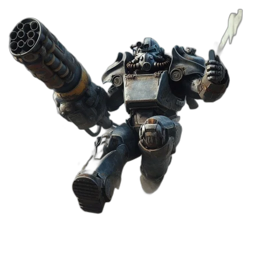 robot, weapon, staff, concept art transparent PNG cut-out