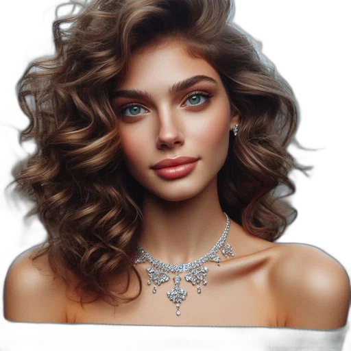 jewelry, crown, hair, face transparent PNG cut-out
