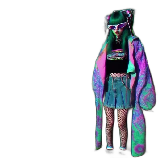 jacket, dress, creature, mask transparent PNG cut-out