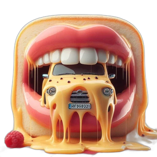 food, mask, face, robot transparent PNG cut-out