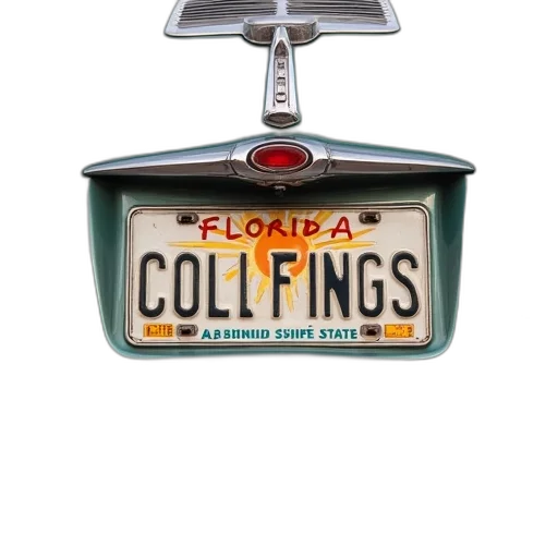 car, state, license, plate transparent PNG cut-out