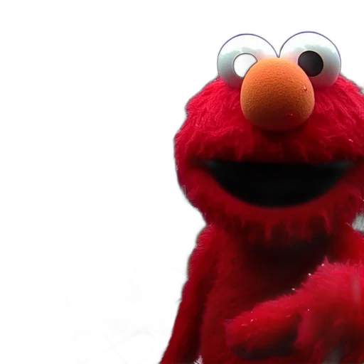 animal, elmo, puppet, takes transparent PNG cut-out