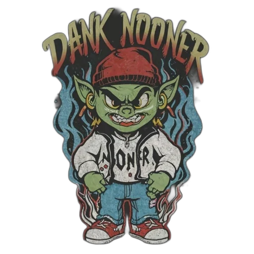 concept art, cartoon, green-skinned, character transparent PNG cut-out