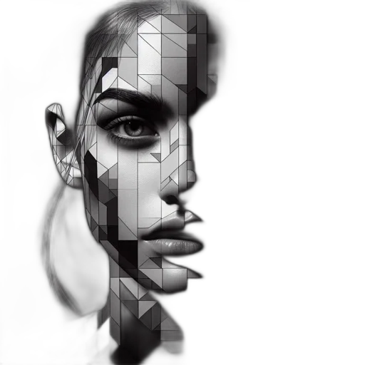 face, mask, robot, crown transparent PNG cut-out