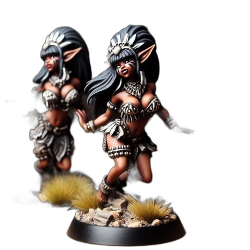 fantasy art, concept art, 3d render, miniature transparent PNG cut-out