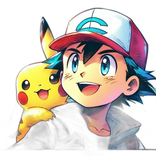 hat, animal, staff, pixel art transparent PNG cut-out