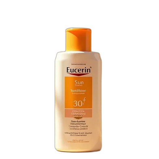 bottle, eucerin, sun, sublimee transparent PNG cut-out