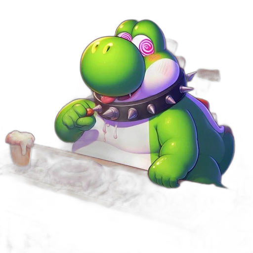 robot, staff, food, dragon transparent PNG cut-out
