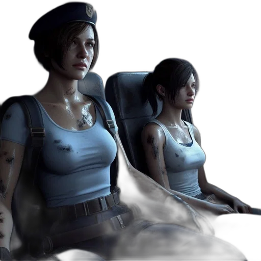 concept art, photorealistic, 3d render, cyberpunk transparent PNG cut-out