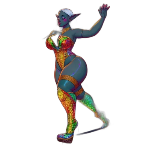 robot, dress, concept art, 3d render transparent PNG cut-out