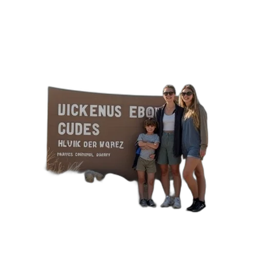 friends, front, sign, sleeping transparent PNG cut-out